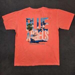 Blue Angels T Shirt Comfort Colors National Naval Aviation‎ Museum Mens Large